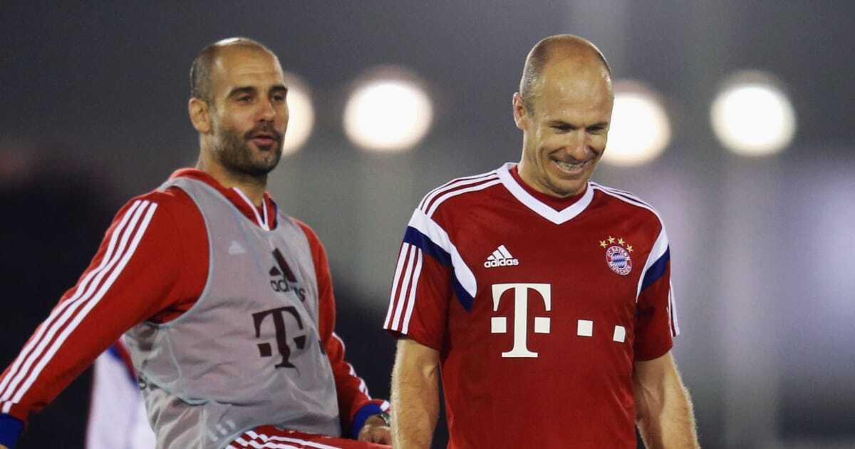 Robben Calls Pep Guardiola the Best Coach in the World for Offensive Football