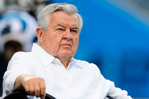 Carolina Panthers move statue of disgraced former owner Jerry Richardson