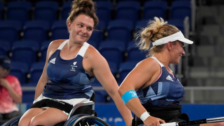 Tokyo Paralympics: Lucy Shuker and Jordanne Whiley win doubles silver, while Gordon Reid takes bronze