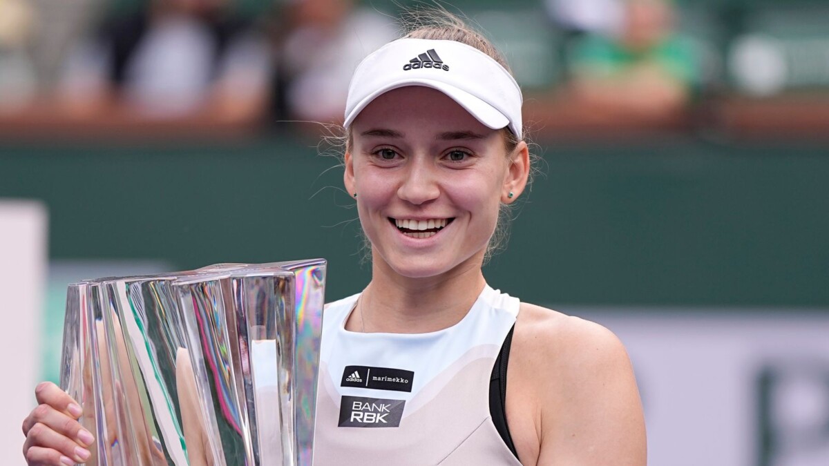 Indian Wells: Straight sets wins for Elena Rybakina over Aryna Sabalenka