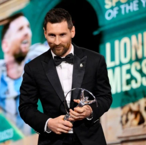 Sportsman of the Year Lionel Messi fulfills his dream